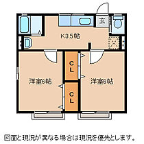 フレグランスBe  ｜ 長野県諏訪市渋崎（賃貸アパート2K・2階・35.75㎡） その2