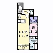 ラフィネポワール2  ｜ 長野県諏訪郡下諏訪町（賃貸アパート1LDK・1階・40.36㎡） その2