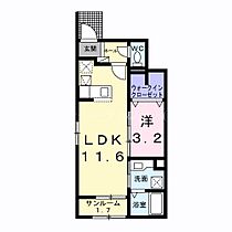 ラフィネポワール2  ｜ 長野県諏訪郡下諏訪町（賃貸アパート1LDK・1階・40.36㎡） その2