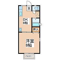 間取図画像 1DK
