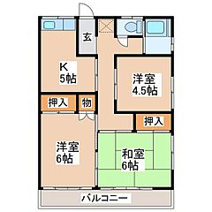 物件の間取り
