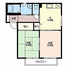 物件の間取り
