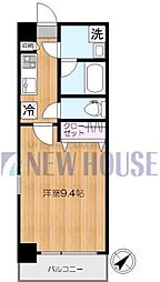 MonteVerde神楽坂 1Kの間取図画像