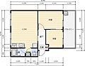 木曽川コーポラス4階4.6万円