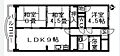 ロイヤルパレス北園6階5.4万円