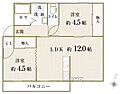 宮津団地1号棟4階5.2万円