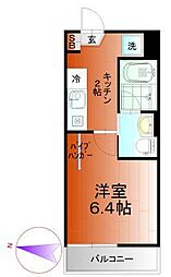 S.Grise 1Kの間取図画像