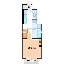 フローラ 108 ｜ 福岡県筑後市大字熊野（賃貸アパート1DK・1階・26.49㎡） その2