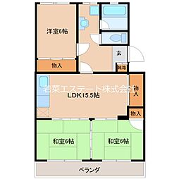 間取図画像 3LDK