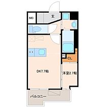 福岡県久留米市花畑２丁目（賃貸マンション1DK・11階・28.31㎡） その2