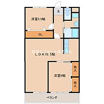 REステートビル 502 ｜ 福岡県久留米市東合川２丁目（賃貸マンション2LDK・5階・68.57㎡） その2