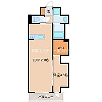 Tiara本町 202 ｜ 福岡県久留米市本町（賃貸マンション1LDK・2階・40.42㎡） その2