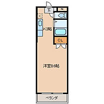 コーポラスKII 302 ｜ 福岡県久留米市原古賀町（賃貸マンション1R・3階・28.36㎡） その2