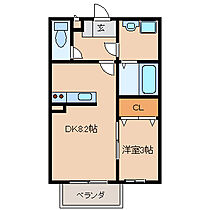 リーベC 111 ｜ 福岡県久留米市江戸屋敷２丁目（賃貸アパート1LDK・1階・29.25㎡） その2