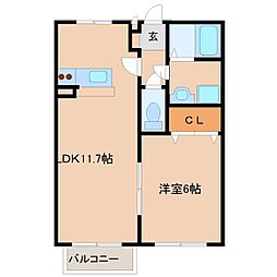 間取図画像 1LDK