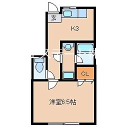 間取図画像 1K