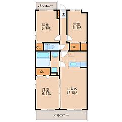 物件の間取り