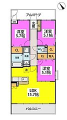 物件の間取り
