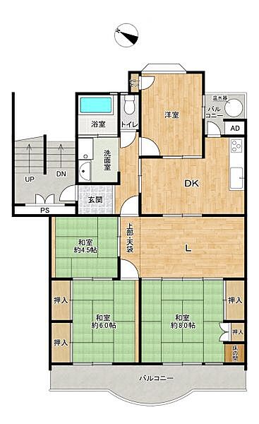 間取りを拡大表示