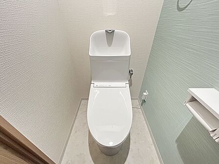 清潔感あるトイレは落ち着く空間です♪