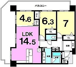 間取図画像 3LDK