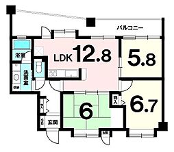 間取図画像 3LDK