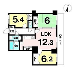 間取図画像 3LDK