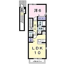 エクセレンテ 201号室 ｜ 茨城県日立市若葉町（賃貸アパート1LDK・2階・41.98㎡） その2