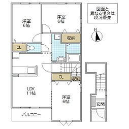 間取図画像 3LDK