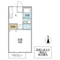 サンライフヴィラ A 106号室 ｜ 茨城県日立市東町（賃貸アパート1K・1階・26.49㎡） その2