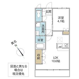 間取図画像 1LDK