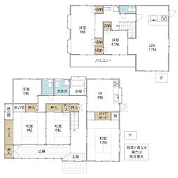 北茨城市関本町関本中 6LDKの間取り