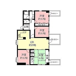 フロムイースト 4LDKの間取図画像