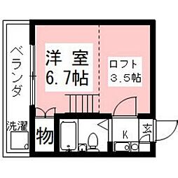 間取図画像 1K