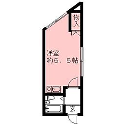 JPC西野町ビル ワンルームの間取図画像