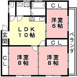 間取図画像 3LDK