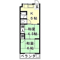 間取図画像 2DK