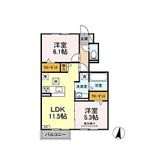 物件の間取り