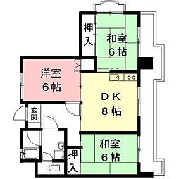間取図画像 3LDK