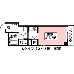 シティポイント松鴻町 ワンルームの間取図画像