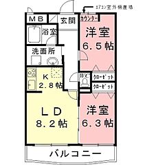 物件の間取り