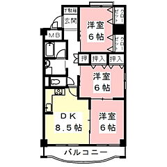 物件の間取り