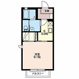 EXCELSIORA 1Kの間取図画像