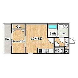 間取図画像 1LDK