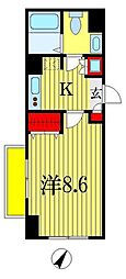 間取図画像 1K