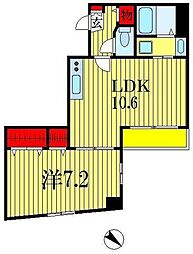 Maximas1 1LDKの間取図画像