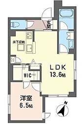 セレニテ 1LDKの間取図画像