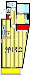 金太郎ヒルズ5 1Kの間取図画像