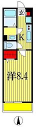 リブリ・サンフラワー14 1Kの間取図画像
