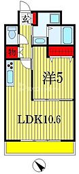 WAIZUCORT 1LDKの間取図画像
